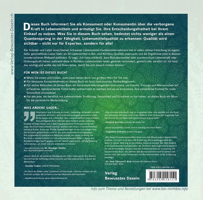 Die unsichtbare Kraft in Lebensmitteln, BIO und NICHTBIO im Vergleich - buch 2 Die unsichtbare Kraft in Lebensmitteln, BIO und NICHTBIO im Vergleich - buch – Bild 2